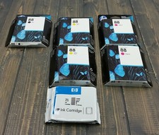 6x Genuine Hp 88 Black Magenta Yellow Ink Cartridges for K550 K5500TN K54400 picture