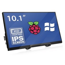 HAMTYSAN 10.1 Inch Raspberry Pi Screen 1024x600 HDMI Monitor IPS Screen Display picture
