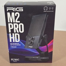 RIG M2 Pro HD USB Streaming Mic 24-Bit Bluetooth aptX Low Latency Podcast Gaming picture