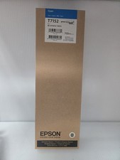 GENUINE EPSON T7152 CYAN Ink SC-S70670 350ML EXP. 10/2022 NEW SHIPS FREE picture