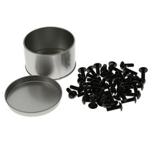 10-32 Rack Screws, Black 50-Pack picture