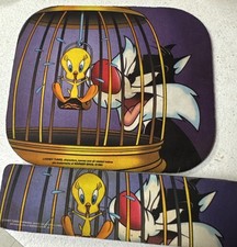 Vintage 1994  Warner Bros Looney Tunes Tweety Bird NonSlip Mouse Pad-Wrist Holde picture