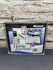 Microsoft Home Essentials 98 PC Software FOR Windows 95 4 Discs Original CD-ROM picture