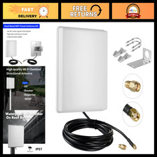 15dBi Dual Band Outdoor WiFi Antenna 2.4GHz 5GHz Long-Range with 10Ft Cable for picture