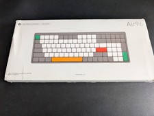 Nuphy Air96 V2 Low-Profile Mechanical Keyboard - Lunar Gray w/ Wood Wrist Rest picture