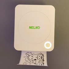 NELKO PM230 Portable Thermal Mobile Printer, USB-C, B&W, 203x203 DPI picture