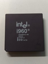 Vintage Intel i960 A80960HD-66 Q8003 SAMPLE No Lid picture