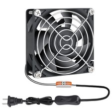KEYFANCLUB Muffin Fan 110v 120v 220v 3 inch with AC Plug Electronic picture
