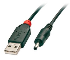 LINDY 1.5m USB to 1.35mm Inner / 3.5mm Outer DC Cable, 70266 USB to DC 1.35mm / picture