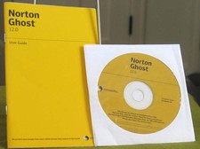 Norton Ghost 12.0 Cloning Software Disc w/ key and User Guide Windows Vista XP picture