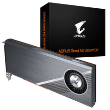 Gigabyte AORUS Gen4 AIC PCIe 4.0 x16 Card M.2 Slots RAID AIC Adaptor GC-4XM2G4 picture