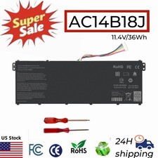 ✅AC14B13J AC14B18J Battery 36Wh For ACER ASPIRE ES1-571 ES1-533 3ICP5/57/80 US picture