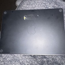 Apple Magic Trackpad - Black Multi-Touch Surface A1535 Works But Has A Crack picture