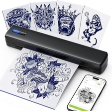 Tattoo Stencil Printer, D810 Wireless Thermal Tattoo Printer with 10pcs Papers picture