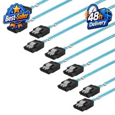 ADCAUDX SATA III Cable 0.5M 5 Pack Data Transfer Cable 6Gbps picture