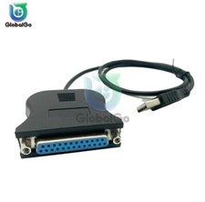 2x USB To 25 Pin DB25 Female IEEE 1284 Parallel Printer LPT Adapter Print Conver picture