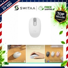 Logitech M196 Wireless Bluetooth Mouse Compact Ambidextrous Off White picture
