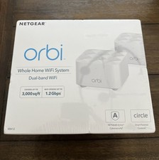 Netgear Orbi Mesh Wi-Fi Router System 2-Pack 3000 SF 1.2Gbps RBK12 New /Sealed picture