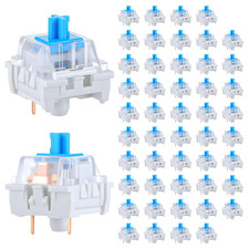50 PCS Mechanical Keyboard Switches Keyboard Clicker 3 Pin Blue Switch picture
