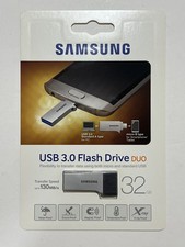 New Samsung 32GB DUO USB 3.0 Flash Drive Speed Up to 150MB/s MUF-32CB/AM picture