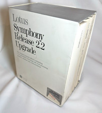 1990 Lotus Symphony Release 2.2 Upgrade 5.25 Floppy Disks (SEALED), Manuals picture