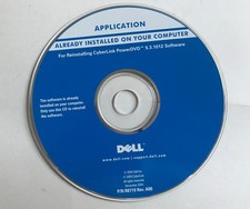 Dell CyberLink PowerDVD 5.3.1012 Reinstallation Software Disc P/N: R8719 Rev.A00 picture