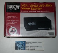 Tripp Lite 4 Port VGA / SVGA 350 MHz Video Splitter NEW SEALED picture