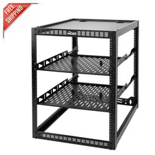 Heavy-Duty 16U Network Rack for IT & AV Devices - Maximum Load Capacity 260lbs picture