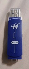 Memorex USB Flash Drive 128MB Blue/Purple 2007 Vintage Used  picture