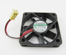 2x SUNON 50mm x 50mm x10mm 5010 12V DC Fan KDE1205PFV2 11CFM 2pin 2510 Connector picture