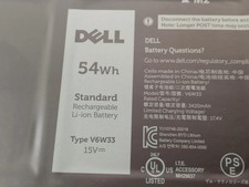 Genuine V6W33 Battery for Dell Latitude 3320 3420 3520 Inspiron 5410 5418 54Wh picture