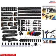 Elegant 327 PCS Cable Organizer with Clips, Ties & Sleeves for A Clean Look picture