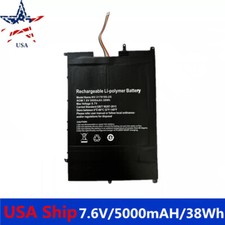 7.6V 5000mAh/38Wh NV-3178185-2S Li-Polymer battery For  SGIN M15 X15 15.6