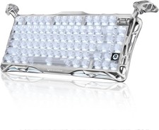 GravaStar Mercury K1 Pro Wireless 75% Gaming Keyboard - Ghost Silver (SEALED) picture