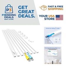 Elegant 113-Inch Cord Hider & Cable Management Kit - Easy Install for Safety picture
