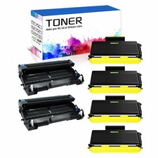 4PK TN580 Toner + 2PK DR520 Drum Unit For Brother HL-5200 DCP-8060 MFC-8870DW picture