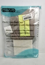 NEW Mosiso Hard Shell Case Compatible w/MacBook Series Air 13-inch M1 Clear picture