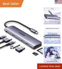 Ultimate 7-in-1 USB C Hub: 4K HDMI, 100W PD, and Broad Compatibility picture