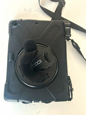 CODi Rugged Case for iPad 9th Gen 10.2” Black Kickstand Hand & Shoulder Strap picture