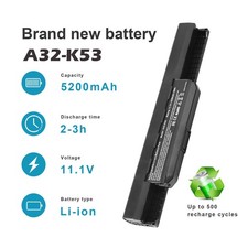 💖LOT A32-K53 Battery for ASUS A42-K53 K53 K53E X54C X53S X53 K53S X53E 5200mAh picture
