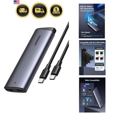 M.2 NVMe SSD Enclosure USB 3.2 Gen 2 10Gbps Compact Portable Aluminum picture