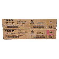 Toshiba T-FC330U-Y T-FC330U-M Yellow + Magenta 2-Toner Set e-Studio 330AC 400AC picture