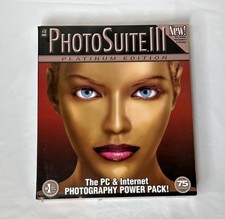 MGI Photosuite III Platinum PC Windows 95/98/NT 4.0 Sealed Software Case picture