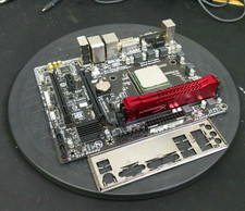 Gigabyte GA-F2A68HM-HD2 Motherboard W/ 8GB RAM, I/O Shield & AMD AD765KXBI44JA picture