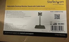 Adjustable Monitor Stand With Cable Hook Made By Startech. picture