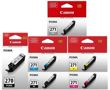 6PK Genuine Canon PGI-270 CLI-271 for PIXMA G7720 TS5020 TS6020 TS8020 TS9020 picture