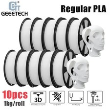 1/2/3/5/10KG GEEETECH PLA White 3D Printer Filament 1.75mm 1KG/roll Lot Bulk US picture
