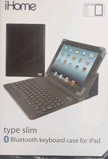 iHome IH-IP2105B Super Slim Bluetooth Keyboard Case for iPad 1-5 Black picture