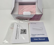 NEW OPEN BOX GLORYANG JD-668BT THERMAL LABEL PRINTER PINK BLUETOOTH WIRELESS 4X6 picture