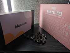 BUNDLE Epomaker Pink 60% Hot Swap Mechanical Keyboard Silent Alpaca NK Blossom picture